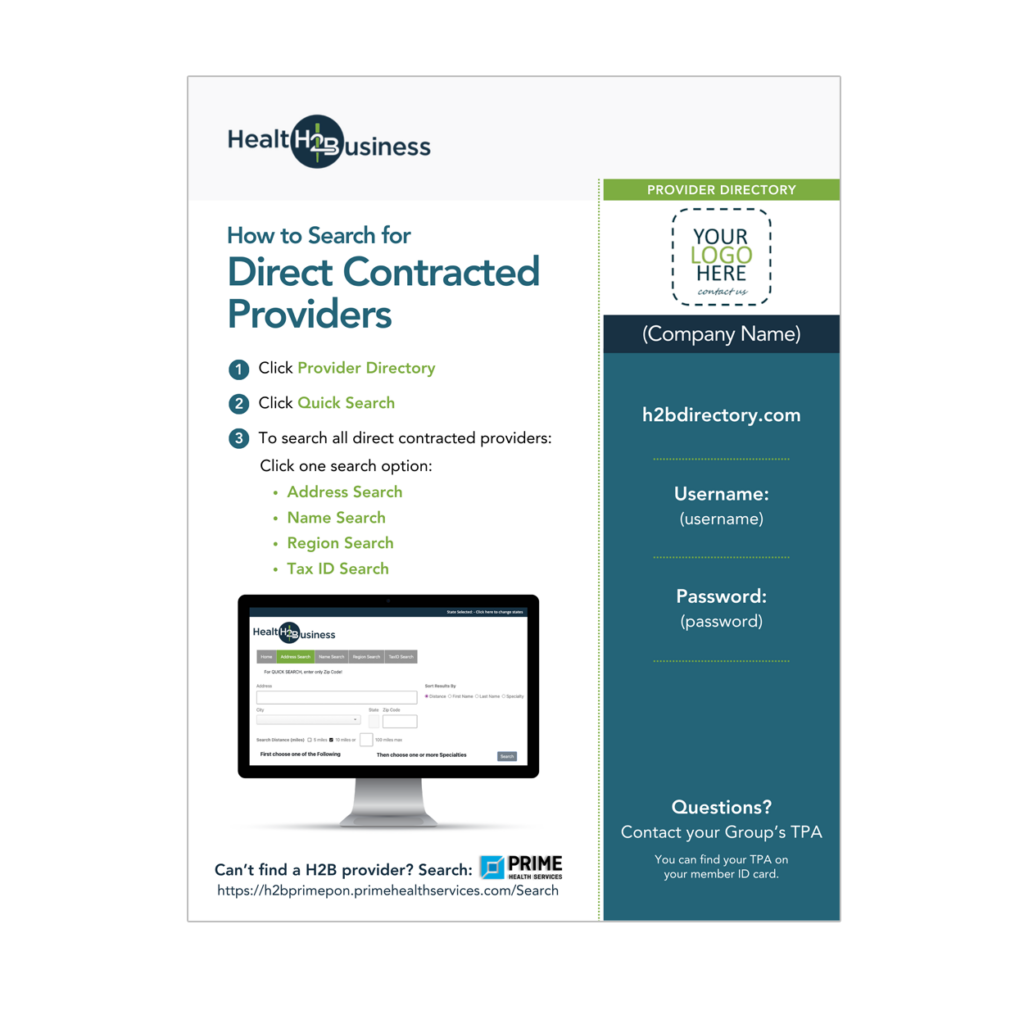 H2B Provider Dashboard