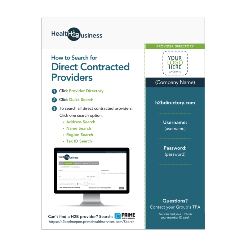 H2B Provider Dashboard Flyer Prime